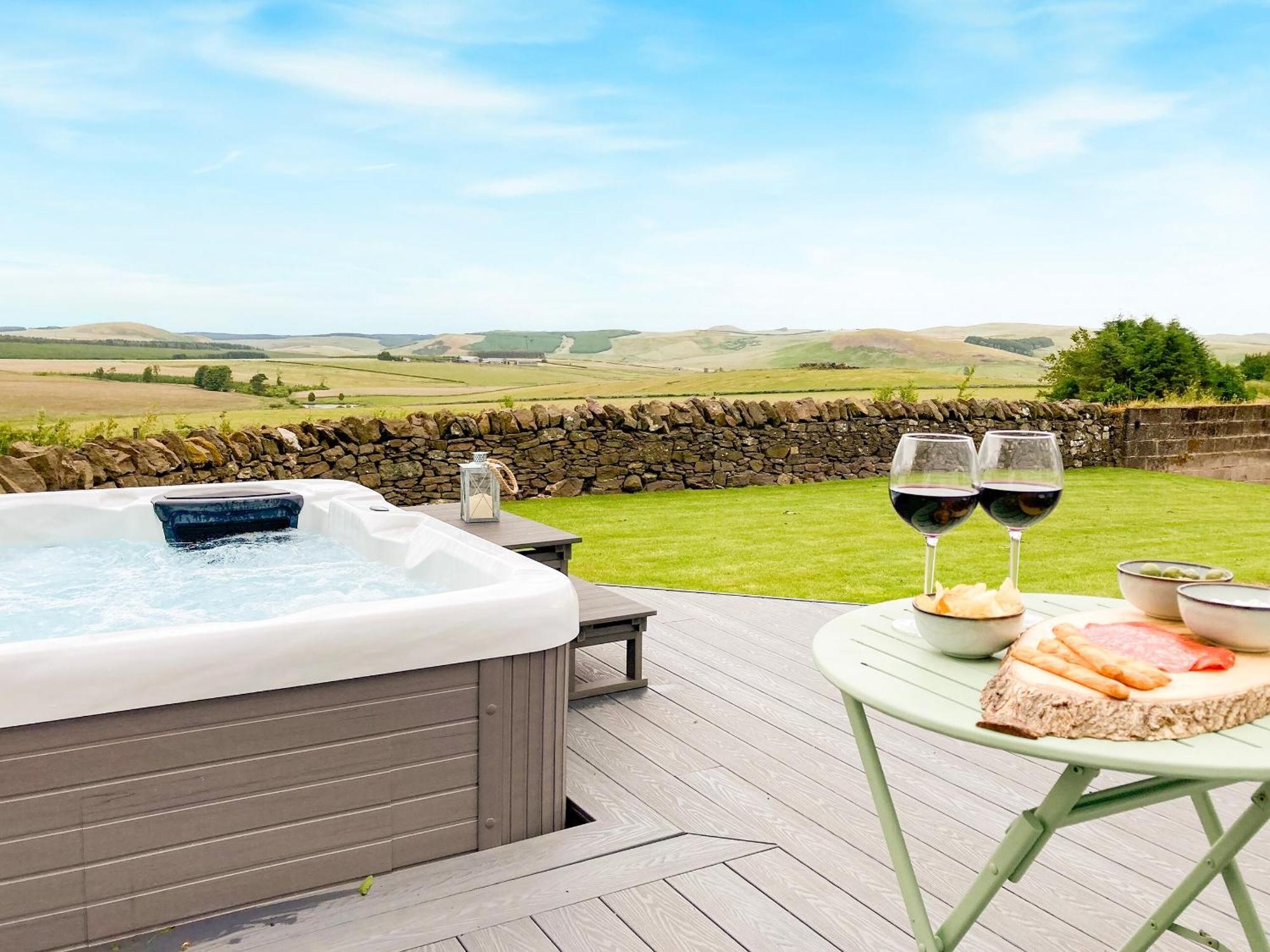 South Riccalton Farm Cottage Oxnam Buitenkant foto